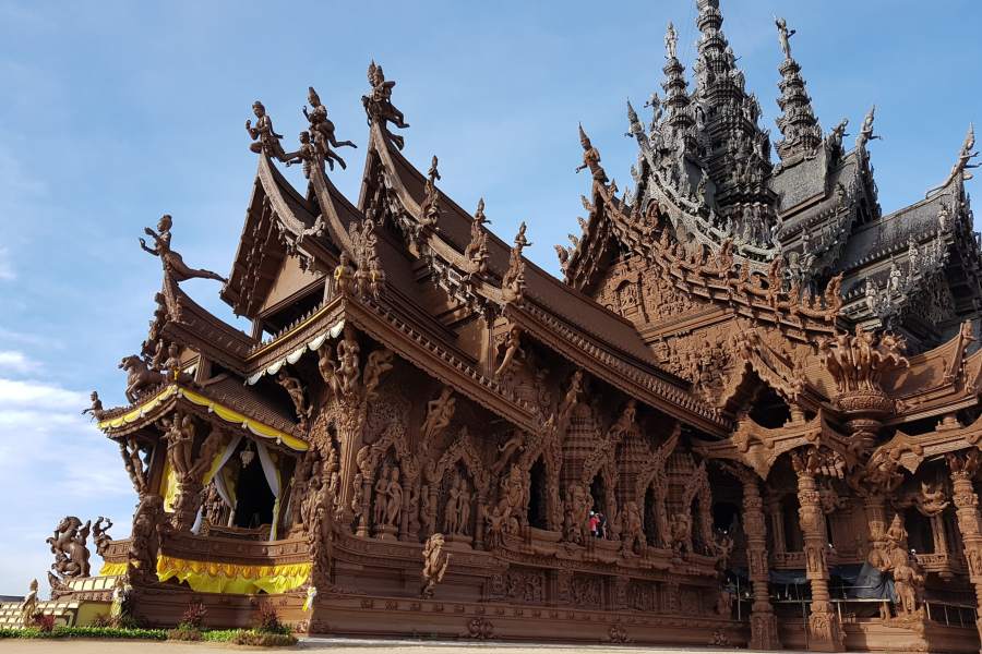 Sanctuary of truth on a pattaya shore excursion