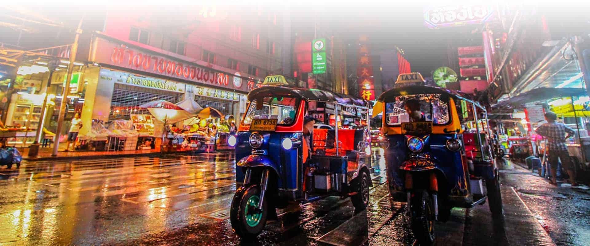 2 days private bangkok tour tuk tuk at night