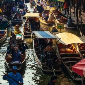 Damnoen Saduak Floating And Bangkok Floating Market tour
