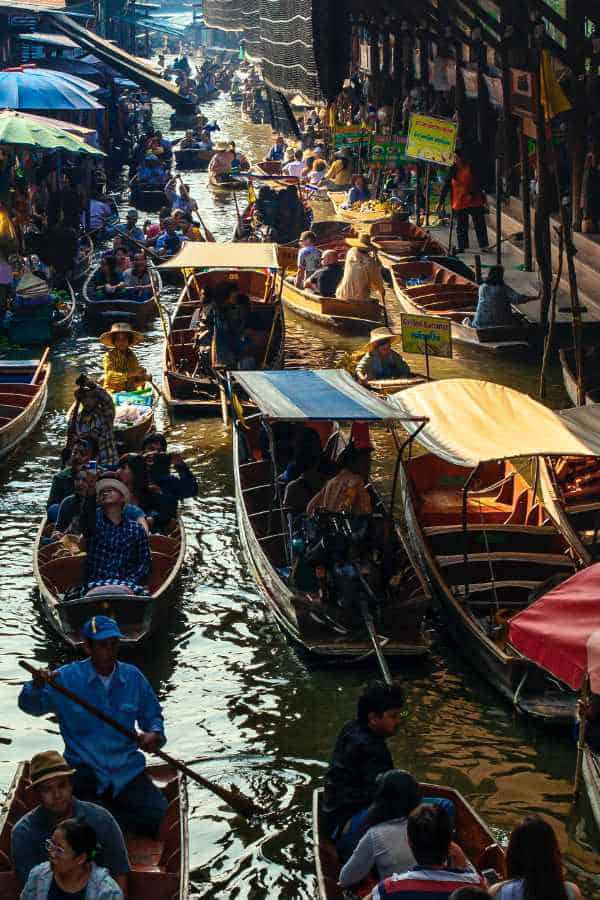 Damnoen Saduak Floating And Bangkok Floating Market tour