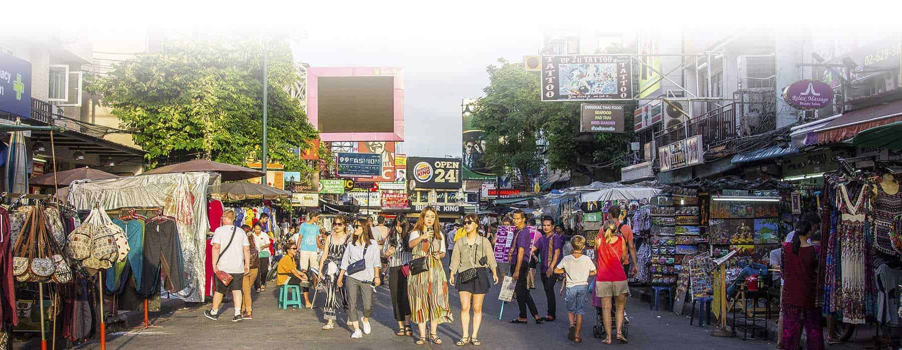 khao sarn road bangkok walking tour